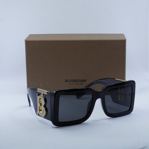 FINAL PRICE NEW BURBERRY BE4406U 300187 BLACK GOLD/DARK GREY SUNGLASSES main image 6